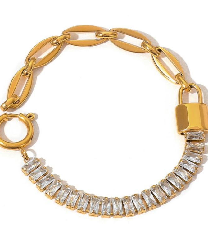 Padlock bracelet