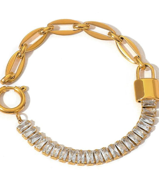 Padlock bracelet